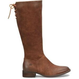 Born Hayden Knee High Boots Womens 9.5 Wide Calf Brown Comfort Contemporary New